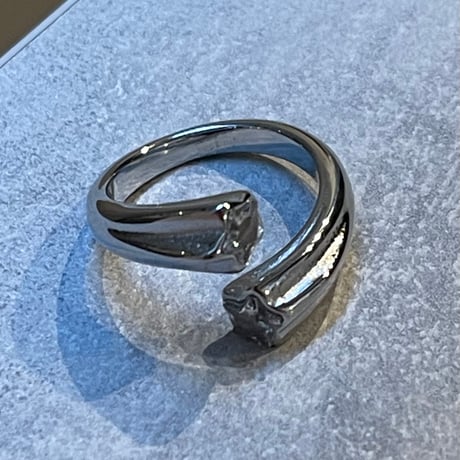 2509RG0677/ Star Shiny Cross Ring（Silver）