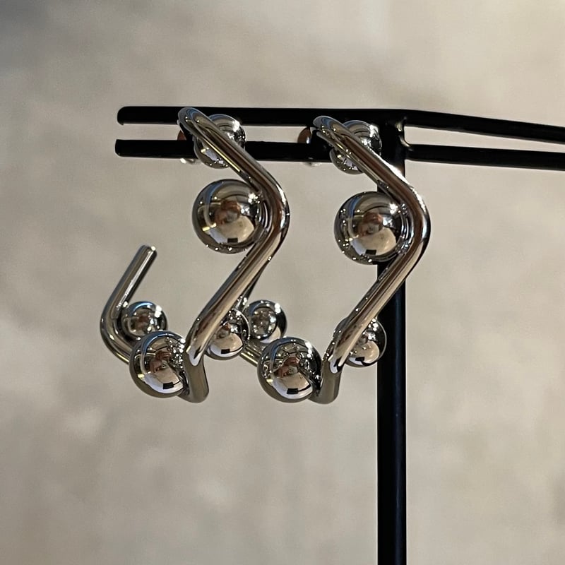2507PR0795 / Ball hoop pierce（Silver） | Calinou