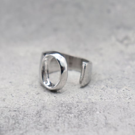 Initial ring（SILVER / O） /  2100-RGSL045