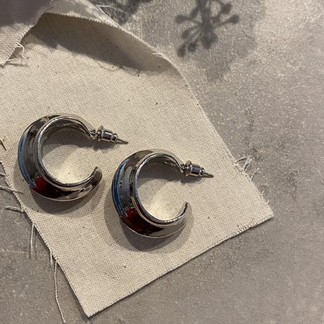 2301_PR0546 / Solid hoop Pierce （SILVER）