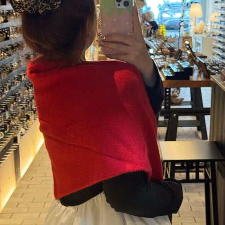 2509GS042(S)/Knit Triangle Stall（Black)