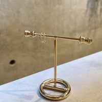 23SSEC005 / Twist double line mini Ear Cuff（Gold）