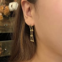 2409PR0726 / Mini U type chain Pierce（Gold）