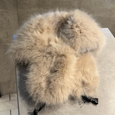 2412SL11047WT(S)/ Volume flight fur cap（ivory）
