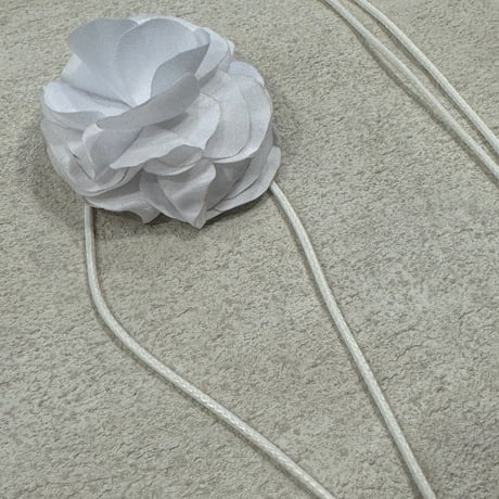 2407NC0255 / Flower choker （White）