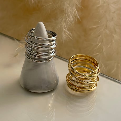 2403RG0412 / Spiral line design ring（Silver）