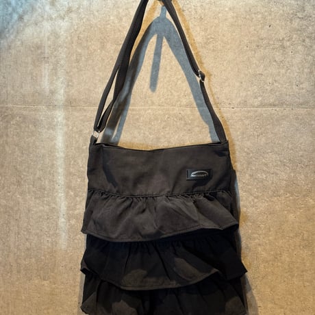 2507BG032(S) / Frill tote bag（Black）