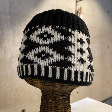 2602HW059(S) /  Knit Hat（Black）
