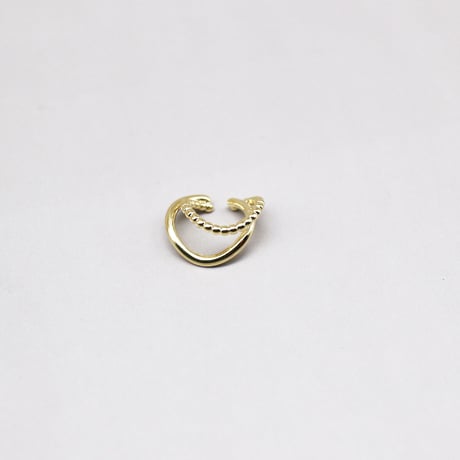 Metal Geometry Double Line  Earcuff （Gold） / EC076
