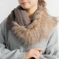 2411GS023 (S) /Knit fur Stall (Beige)