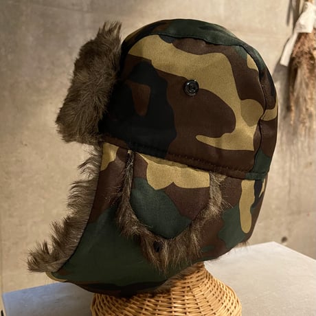 2510KC130103(S) / 2way flight fur cap（Camouflage）