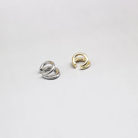 Double Circle Ear Earcuff （Gold） / EC080