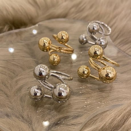 2309RG0313 / Big ball Ring （Gold）