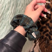2511HA0076（S）/ Check Hair rubber（Green)