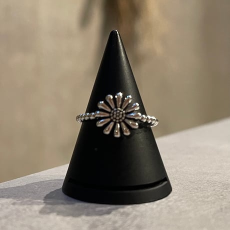 2508RG0675 / Ball line mini Daisy ring（Silver）