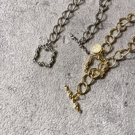 Mini coin square mantel Bracelet（Gold）/ 2208_BR0144