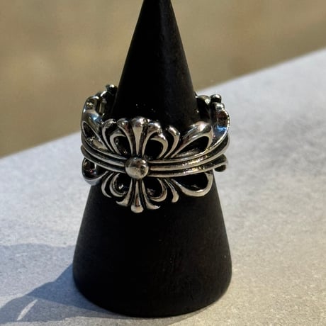 2601RG0727 /Vintage Cross Metal ring（Silver）