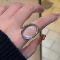 2508RG0670 / Clear Stone ring（Silver）