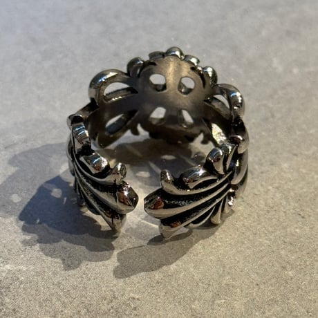 2601RG0727 /Vintage Cross Metal ring（Silver）