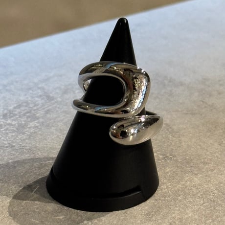 2510RG0689 /Square Cut Cross Ring（Silver）