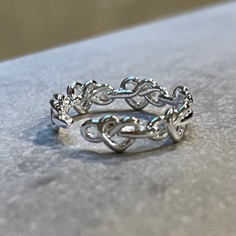 2506RG0645 /Pretzel motif ring（Silver）