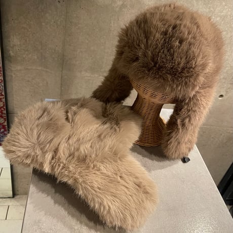 2510KC130104(S) / 2way volume flight fur cap（Brown）