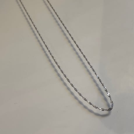 2405NC0249 / Screw chain necklace / Silver925（Silver）