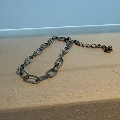 2604BR0125 / Simple oval chain Bracelet（Silver）