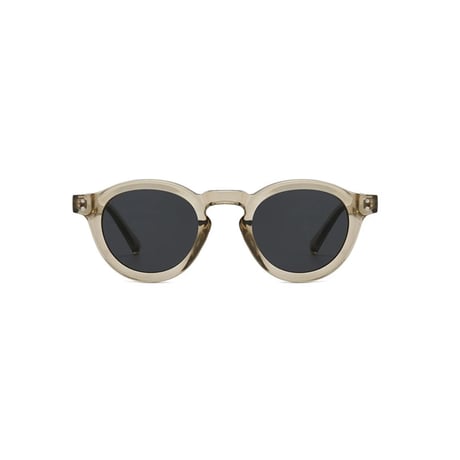 【 Legit Eyewear 】Sunglasses Goichijō (Clear Champagne/Grey)