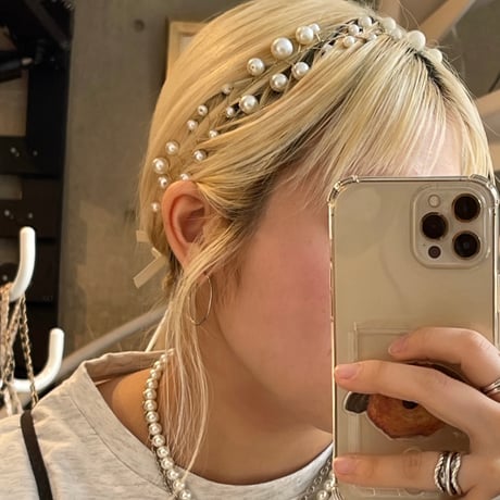 2402HA0067 / Various pearl Hair band