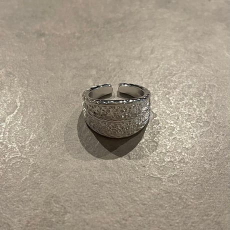 2311RG0337 / Craft twist line ring（Silver）