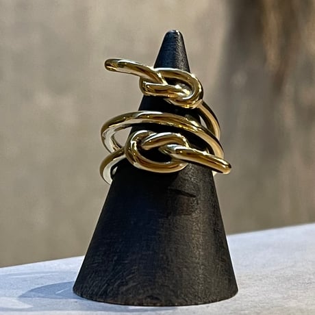 2505RG0622 / Knot design Triple line ring（Gold）