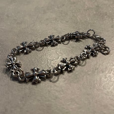 IM25AC_BRL013 / Cross design chain bracelet（Silver）