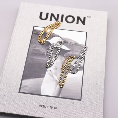 Metal Curb Cuban Link Chain Bracelet（Gold/5mm）/ 2111_BR0128
