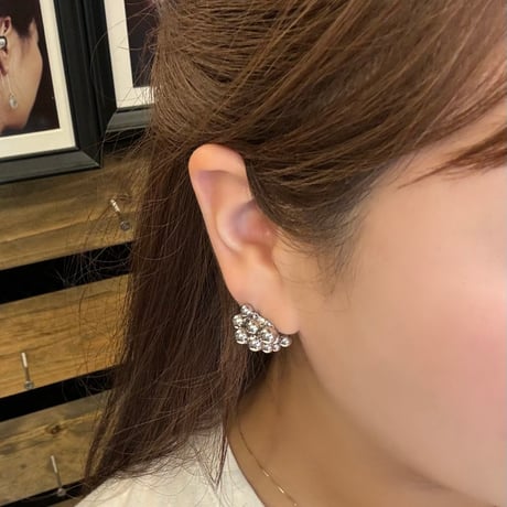 2405PR0713 / Mini metal ball pierce （Silver）
