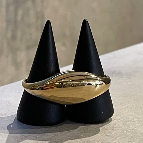 2501RG0561 / Drop double finger ring（Gold）