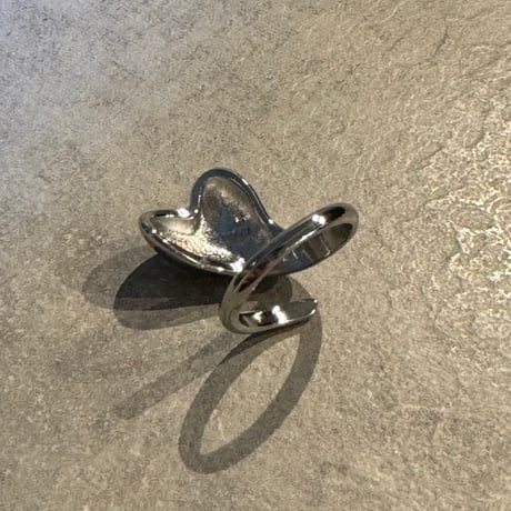 2408RG0505 / Wave Heart Design ring（Silver）