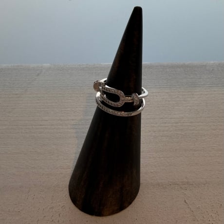2605RG0788 / Stone line design ring（Silver）
