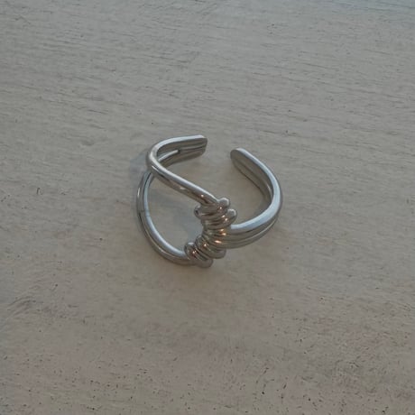 2604RG0768 / Asymmetry wrap ring（Silver）