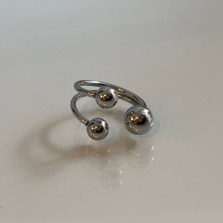 2401RG0385 / Mini triple ball ring（Silver）