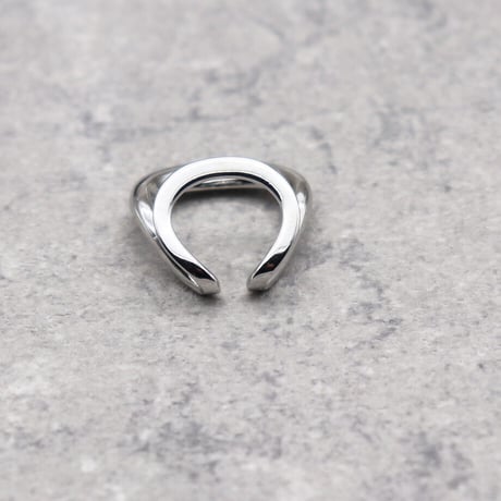 Double Layer Bending Ear Cuff（SILVER）  / EC-039