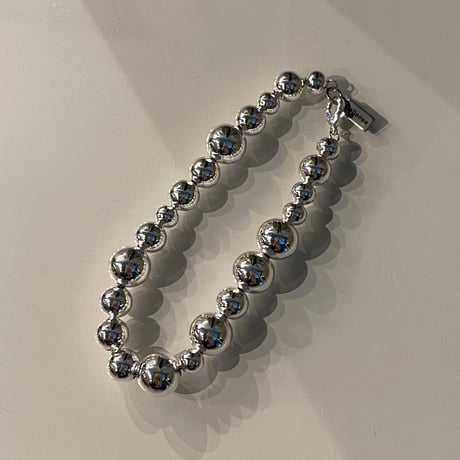 23AWBR015 / Metal ball chain bracelet（Silver）