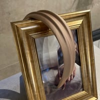 2503HA0058（S）/ Satin line headband（Beige)