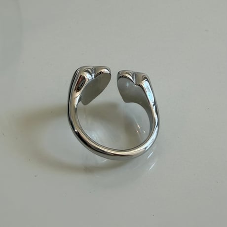 2604RG0759 / Double Heart motif ring（Silver）