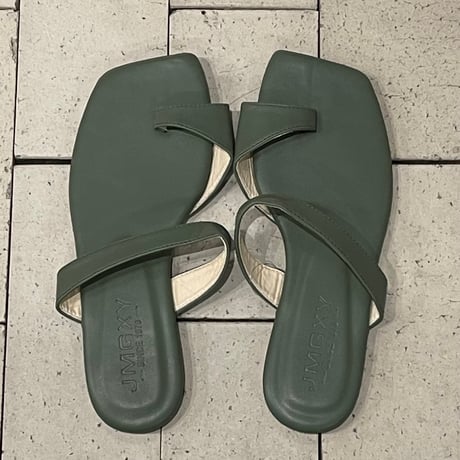 2411GS024（S） / Flat sole Sandals (Khaki)