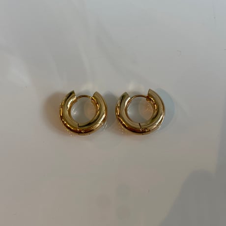 2506PR0792#A  / Stainless hoop pierce / 5mm 2cm（Gold）
