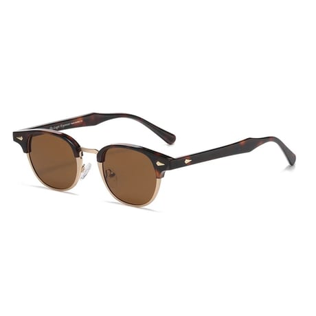 【 Legit Eyewear 】Sunglasses Murakami (Demi/Brown/Gold)