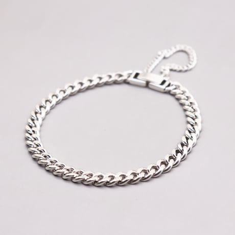 Curb Chain Temperament Bracelet（Silver）/ 2109_BR107
