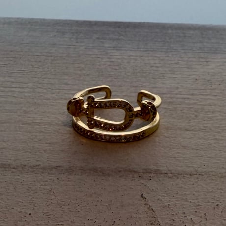 2605RG0788 / Stone line design ring（Gold）
