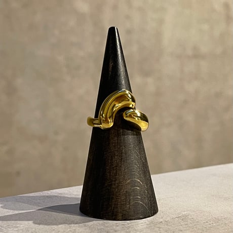 2412RG0552 / Length asymmetry volume ring（Gold）